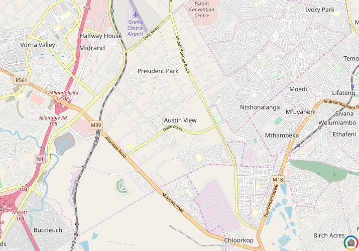 Map location of Austin View